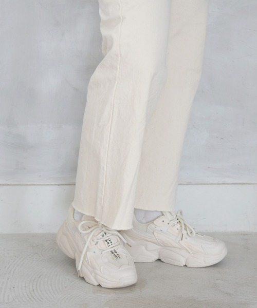 NOFALL（ノーフォール）の「厚底ダッドスニーカー（スニーカー・レディース・ホワイト/ブラック/ベージュ・LL/M/3L/S/L/SS）」の14枚目の写真
