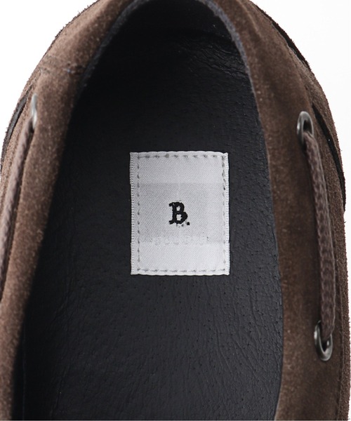 EDIFICE LA BOUCLE（エディフィスラブークル）の「【LA BOUCLE / ラブークル】スウェード デッキシューズ（モカシン/デッキシューズ・メンズ・ブラウン・40/41/42/43）」の5枚目の写真