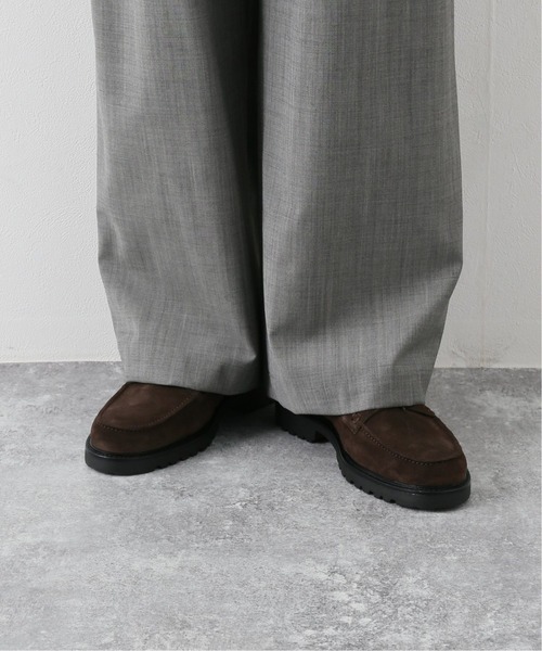 EDIFICE LA BOUCLE（エディフィスラブークル）の「【LA BOUCLE / ラブークル】スウェード デッキシューズ（モカシン/デッキシューズ・メンズ・ブラウン・40/41/42/43）」の12枚目の写真