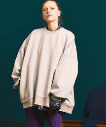 MAISON SPECIAL | 《ユニセックスアイテム》モンスタープライムオーバーダンボールニットプルオーバースウェット 【MAISON SPECIAL/メゾンスペシャル】(スウェット)