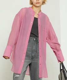 FREAK'S STORE | カラーシアービッグカフスシャツ(シャツ/ブラウス)