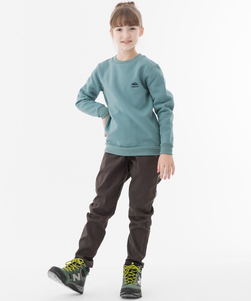 KRIFF MAYER Kid's Collection(クリフメイヤーキッズコレクション)の「アタタカクルー(スウェット・キッズ・ネイビー/マスタード/チャコール/グレー/カーキ/ブルーグリーン・120/170/150/130/140/160)」の18枚目の写真