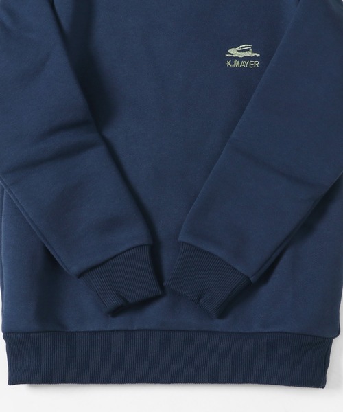 KRIFF MAYER Kid's Collection(クリフメイヤーキッズコレクション)の「アタタカクルー(スウェット・キッズ・ネイビー/マスタード/チャコール/グレー/カーキ/ブルーグリーン・120/170/150/130/140/160)」の12枚目の写真