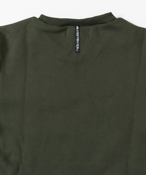 KRIFF MAYER Kid's Collection(クリフメイヤーキッズコレクション)の「アタタカクルー(スウェット・キッズ・ネイビー/マスタード/チャコール/グレー/カーキ/ブルーグリーン・120/170/150/130/140/160)」の11枚目の写真