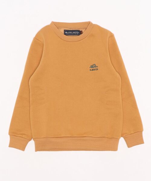 KRIFF MAYER Kid's Collection(クリフメイヤーキッズコレクション)の「アタタカクルー(スウェット・キッズ・ネイビー/マスタード/チャコール/グレー/カーキ/ブルーグリーン・120/170/150/130/140/160)」の8枚目の写真