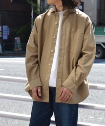 WILD LIFE TAILOR Adam et Rope' | 【WILD LIFE TAILOR】オーバーダイ オックス セミワイドシャツ(シャツ/ブラウス)