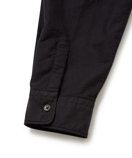 WILD LIFE TAILOR Adam et Rope'（ワイルドテーラーアダムエロペ　）の「【WILD LIFE TAILOR】オーバーダイ オックス セミワイドシャツ（シャツ/ブラウス・メンズ・ホワイト/ブラック系その他2/ベージュ・M/L）」の6枚目の写真