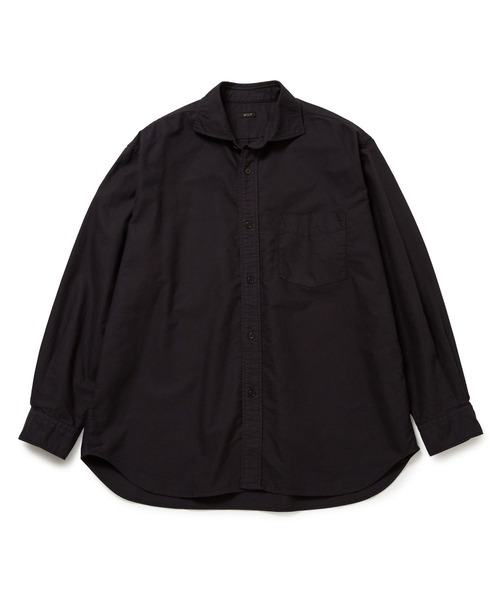 WILD LIFE TAILOR Adam et Rope'（ワイルドテーラーアダムエロペ　）の「【WILD LIFE TAILOR】オーバーダイ オックス セミワイドシャツ（シャツ/ブラウス・メンズ・ホワイト/ブラック系その他2/ベージュ・M/L）」の17枚目の写真