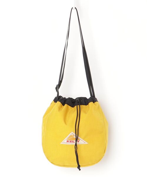 KELTY(ケルティ)の「【KELTY/ケルティー】 コーデュラナイロン ワンポイント 巾着ショルダーバッグ(ショルダーバッグ・レディース・ブラック/ネイビー/オリーブ/マスタード/キャメル・FREE)」の13枚目の写真