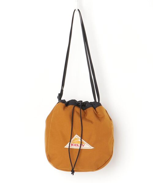 KELTY(ケルティ)の「【KELTY/ケルティー】 コーデュラナイロン ワンポイント 巾着ショルダーバッグ(ショルダーバッグ・レディース・ブラック/ネイビー/オリーブ/マスタード/キャメル・FREE)」の14枚目の写真