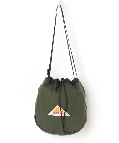 KELTY(ケルティ)の「【KELTY/ケルティー】 コーデュラナイロン ワンポイント 巾着ショルダーバッグ(ショルダーバッグ・レディース・ブラック/ネイビー/オリーブ/マスタード/キャメル・FREE)」の11枚目の写真