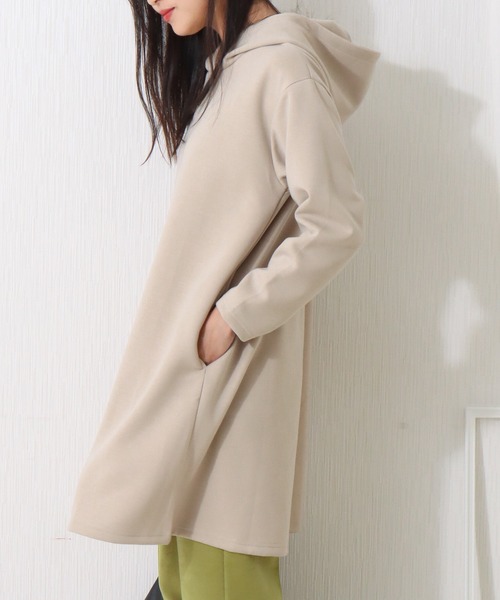 セール ダイバー素材フード付きワンピース ワンピース Libelle More リベル モア のファッション通販 Zozotown