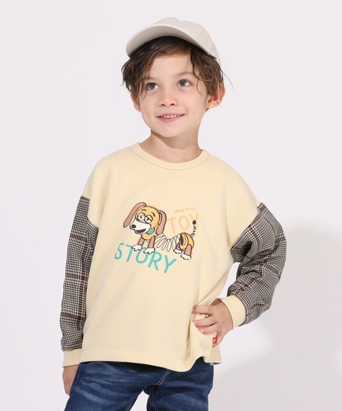 BABYDOLL(ベビードール)の「ディズニー ラクガキトレーナー 5581K(スウェット・キッズ・ベージュ/ゴールド/その他・80cm/90cm/110cm/100cm/120cm/130cm)」の2枚目の写真