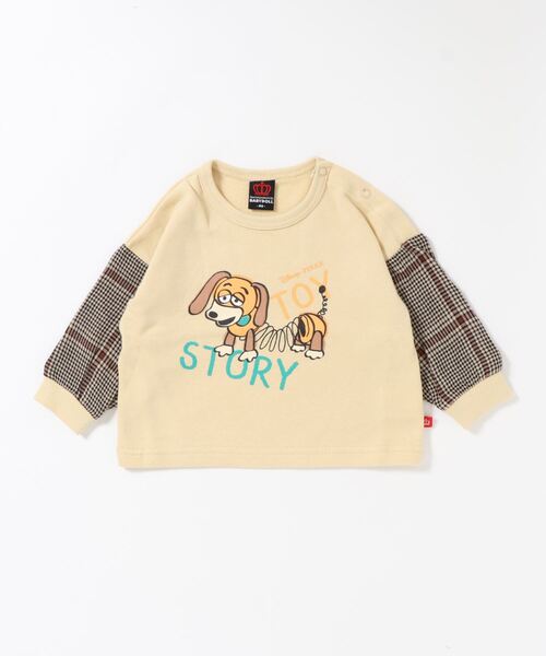 BABYDOLL(ベビードール)の「ディズニー ラクガキトレーナー 5581K(スウェット・キッズ・ベージュ/ゴールド/その他・80cm/90cm/110cm/100cm/120cm/130cm)」の5枚目の写真