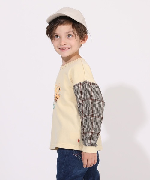 BABYDOLL(ベビードール)の「ディズニー ラクガキトレーナー 5581K(スウェット・キッズ・ベージュ/ゴールド/その他・80cm/90cm/110cm/100cm/120cm/130cm)」の7枚目の写真