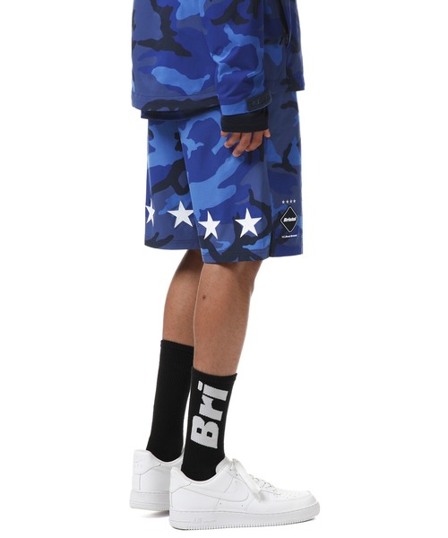 F.C.Real Bristol（エフシーレアルブリストル）の「CAMOUFLAGE PRACTICE SHORTS（その他パンツ・メンズ・ネイビー/ブラック/カーキ・LARGE/SMALL/X-LARGE/MEDIUM）」の12枚目の写真