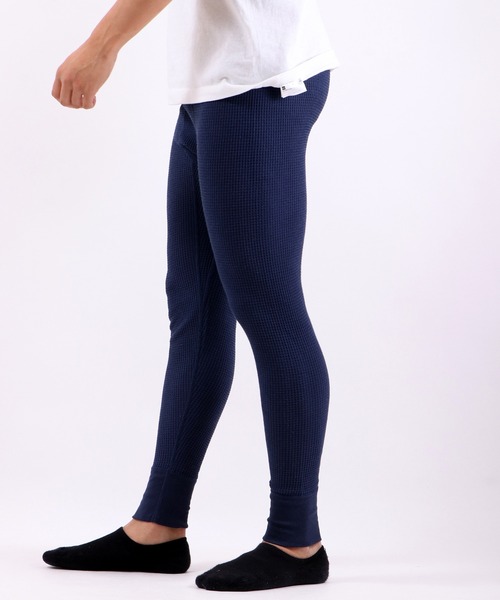 JEMORGAN(ジェーイーモーガン)の「JEMORGAN ワッフルレギンス(パック入)(レギンス/スパッツ・メンズ・ナチュラル/ブラック/ネイビー/杢グレー・M/L/XL)」の4枚目の写真