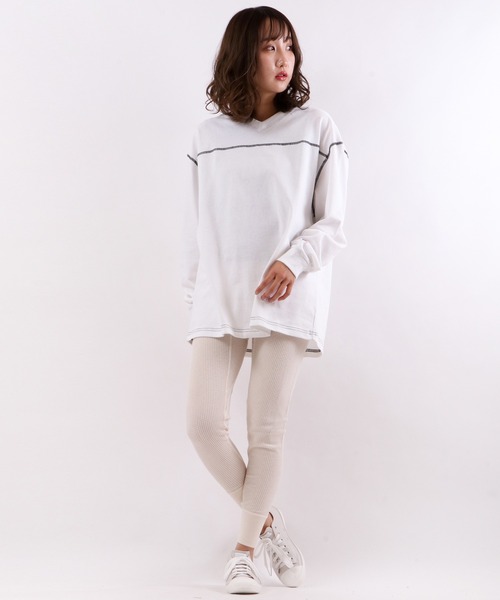 JEMORGAN(ジェーイーモーガン)の「JEMORGAN ワッフルレギンス(パック入)(レギンス/スパッツ・メンズ・ナチュラル/ブラック/ネイビー/杢グレー・M/L/XL)」の21枚目の写真