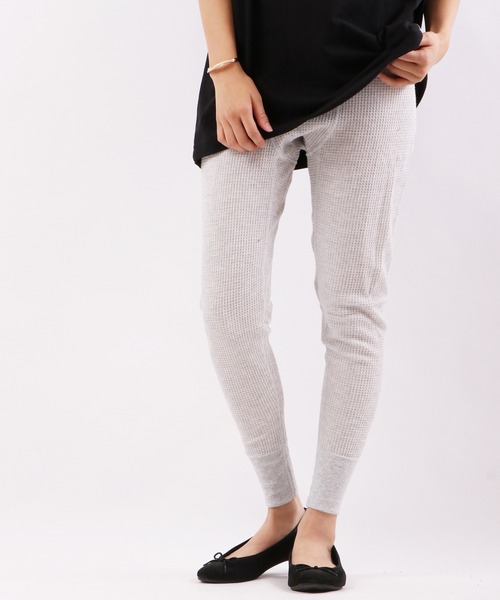 JEMORGAN(ジェーイーモーガン)の「JEMORGAN ワッフルレギンス(パック入)(レギンス/スパッツ・メンズ・ナチュラル/ブラック/ネイビー/杢グレー・M/L/XL)」の14枚目の写真