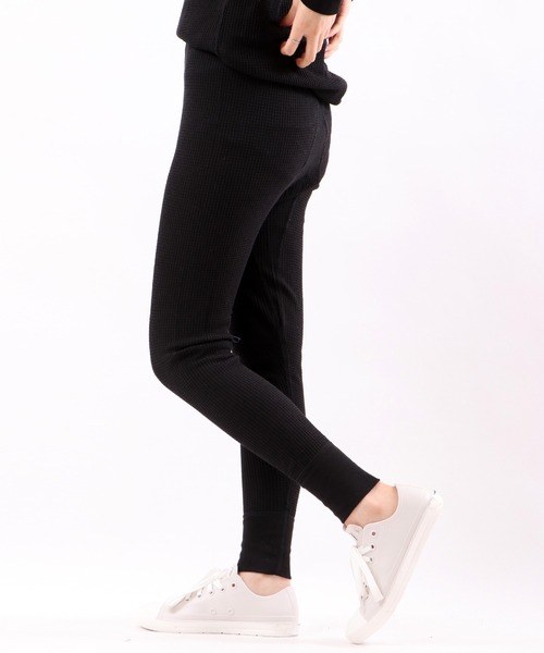 JEMORGAN(ジェーイーモーガン)の「JEMORGAN ワッフルレギンス(パック入)(レギンス/スパッツ・メンズ・ナチュラル/ブラック/ネイビー/杢グレー・M/L/XL)」の9枚目の写真