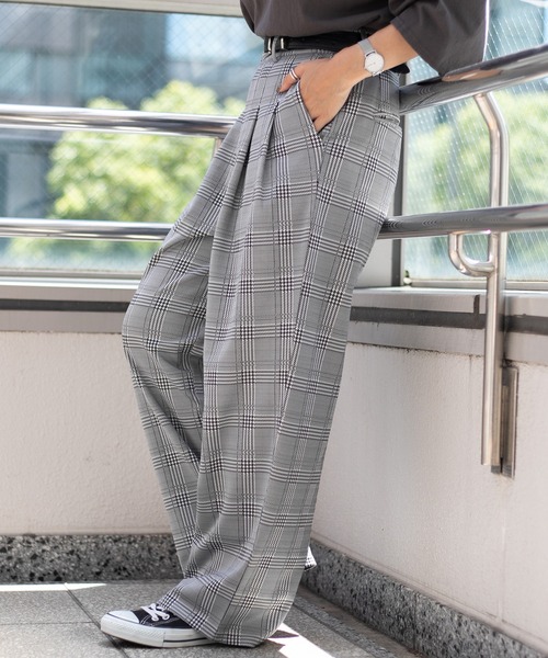 PairPair（ペアペア）の「ストレッチルーズワイドパンツ(ユニセックス)（その他パンツ・メンズ・ブラック/ベージュ/グリーン・MEDIUM/LARGE）」の11枚目の写真