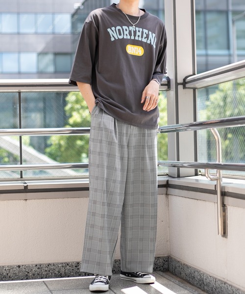 PairPair（ペアペア）の「ストレッチルーズワイドパンツ(ユニセックス)（その他パンツ・メンズ・ブラック/ベージュ/グリーン・MEDIUM/LARGE）」の8枚目の写真