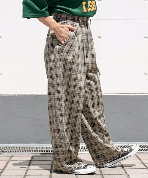 PairPair（ペアペア）の「ストレッチルーズワイドパンツ(ユニセックス)（その他パンツ・メンズ・ブラック/ベージュ/グリーン・MEDIUM/LARGE）」の9枚目の写真