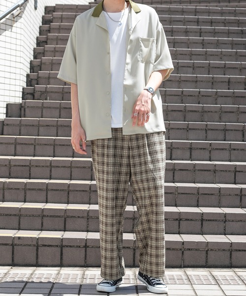 PairPair（ペアペア）の「ストレッチルーズワイドパンツ(ユニセックス)（その他パンツ・メンズ・ブラック/ベージュ/グリーン・MEDIUM/LARGE）」の17枚目の写真
