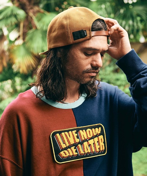 glamb(グラム)の「Grim cap by Mighty Shine / グリムキャップバイマイティシャイン(キャップ・メンズ・カーキ/ブラック/ベージュ・FREE)」の3枚目の写真
