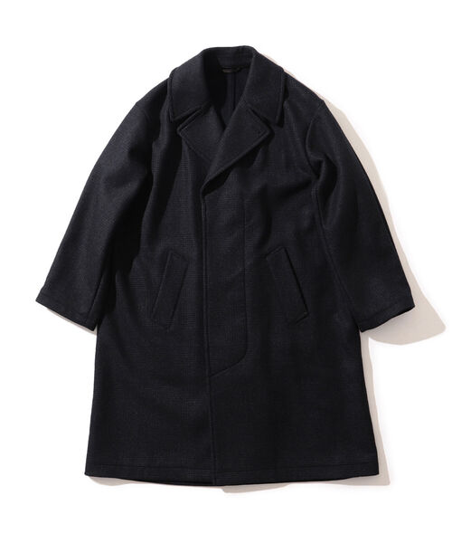 BEAMS LIGHTS(ビームスライツ)の「BEAMS LIGHTS / エクストラ ウーブン オーバーコート(チェスターコート・メンズ・ネイビー/その他・SMALL/MEDIUM/LARGE)」の8枚目の写真