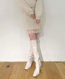 ラティスツィードミニスカート