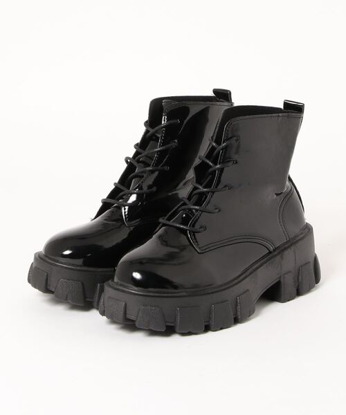 STYLEBLOCK(スタイルブロック)の「レースアップブーツ(ブーツ・レディース・ブラック/ブラック系その他・35/40/38/37/36/39)」の7枚目の写真