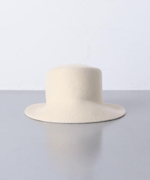 KIJIMA TAKAYUKI（キジマ　タカユキ）の「＜KIJIMA TAKAYUKI（キジマ タカユキ）＞RBT FELT ハット（ハット・レディース・ベージュ・FREE）」の3枚目の写真