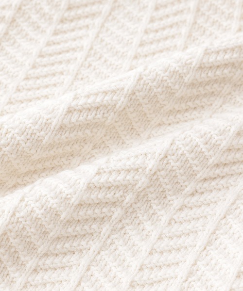 ROPE' PICNIC(ロペピクニック)の「ヘリンボーン柄カーディガン(カーディガン/ボレロ・レディース・キナリ/グリーン・38)」の14枚目の写真