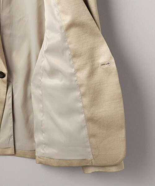Aresense（アーセンス）の「Aresense/アーセンス セシェスラブジャケット（テーラードジャケット・レディース・ナチュラル/ベージュ/サックスブルー・36/38）」の11枚目の写真