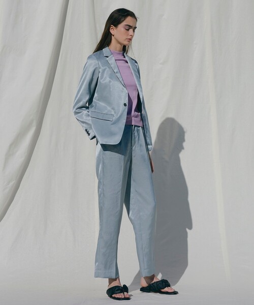 Aresense（アーセンス）の「Aresense/アーセンス セシェスラブジャケット（テーラードジャケット・レディース・ナチュラル/ベージュ/サックスブルー・36/38）」の16枚目の写真