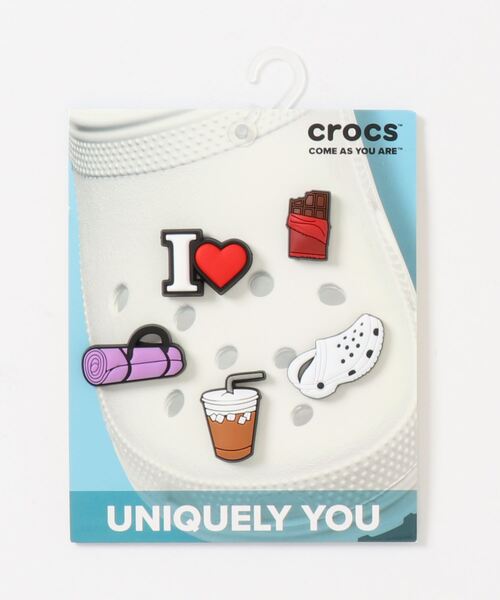 crocs(クロックス)の「クロックス crocs アイ ハート 5 Pack I Heart 5-Pack(シューズアクセサリー・レディース・その他・ONE SIZE)」の1枚目の写真