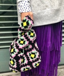 Ray BEAMS | Ray BEAMS / グラニー スクエア ボア バッグ(トートバッグ)