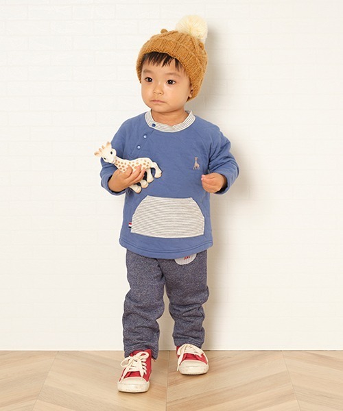 Love&Peace&Money(ラブアンドピースアンドマネー)の「ニット帽(ニットキャップ/ビーニー・キッズ・レッド/キャメル・M(48-52cm)/L(52-56cm))」の7枚目の写真