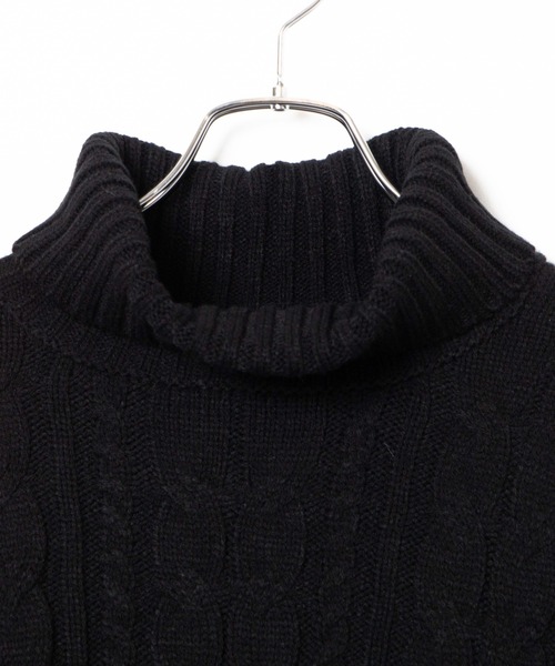 WEGO（ウィゴー）の「WEGO/ハイネックショートニット（ニット/セーター・レディース・グリーン/ブラック/ホワイト・FREE）」の22枚目の写真