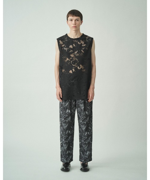 Juha(ユハ)の「JACQUARD LACE NO-SLEEVE(ベスト・メンズ・ブラック/ブラウン・4/3)」の7枚目の写真