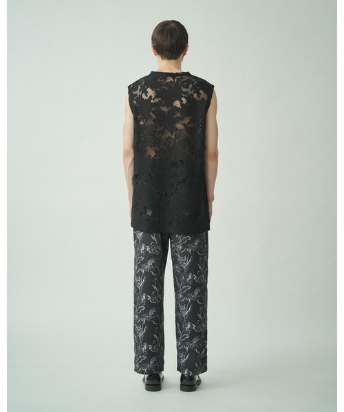 Juha(ユハ)の「JACQUARD LACE NO-SLEEVE(ベスト・メンズ・ブラック/ブラウン・4/3)」の15枚目の写真