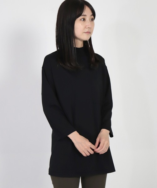 ALWEL（オルウエル）の「[ALWEL] ハイネックＴシャツ（Tシャツ/カットソー・レディース・ブラック/ブラウン/ブルー/グリーン/ホワイト・M）」の10枚目の写真