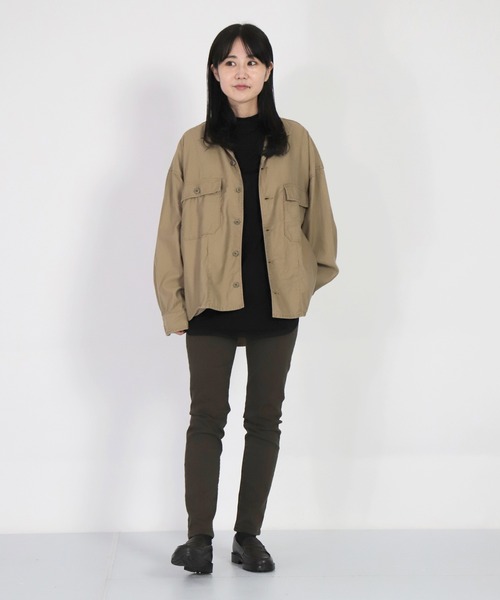 ALWEL（オルウエル）の「[ALWEL] ハイネックＴシャツ（Tシャツ/カットソー・レディース・ブラック/ブラウン/ブルー/グリーン/ホワイト・M）」の19枚目の写真