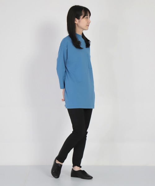 ALWEL（オルウエル）の「[ALWEL] ハイネックＴシャツ（Tシャツ/カットソー・レディース・ブラック/ブラウン/ブルー/グリーン/ホワイト・M）」の12枚目の写真
