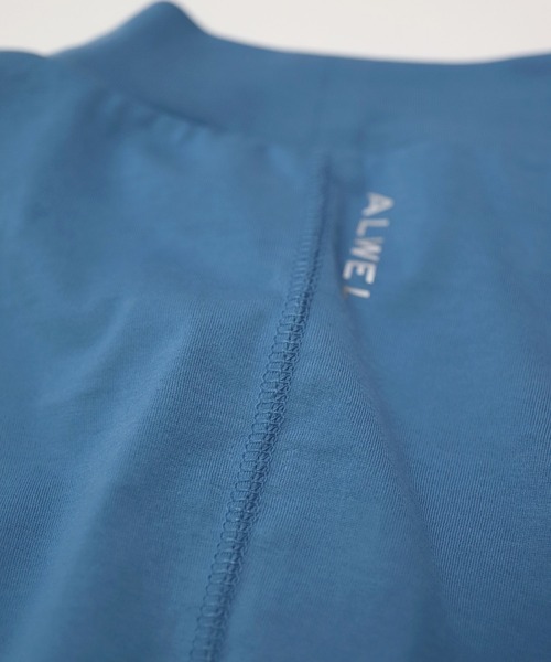 ALWEL（オルウエル）の「[ALWEL] ハイネックＴシャツ（Tシャツ/カットソー・レディース・ブラック/ブラウン/ブルー/グリーン/ホワイト・M）」の7枚目の写真