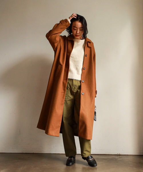 feepur（フェピュール）の「《ウォッシャブル》フェザーヤーンボートネックニット（ニット/セーター・レディース・ブラック/エンジ/ベージュ/オフホワイト/グリーン/マスタード・MEDIUM）」の18枚目の写真