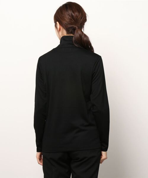 Vincent et Mireille(バンソンエミレイユ)の「【VINCENT ET MIREILLE/バンソンエミレイユ】タートルネックプルオーバー(Tシャツ/カットソー・レディース・ブラック/オフホワイト・38)」の4枚目の写真