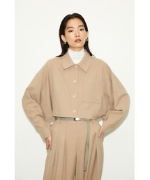 THROW CROP CAPE SH シャツ