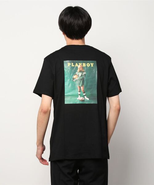 Soulland（ソウランド）の「SOULLAND meets Playboy Monthly September T-shirt 1026（Tシャツ/カットソー・メンズ・ブラック・LARGE/SMALL/MEDIUM）」の3枚目の写真